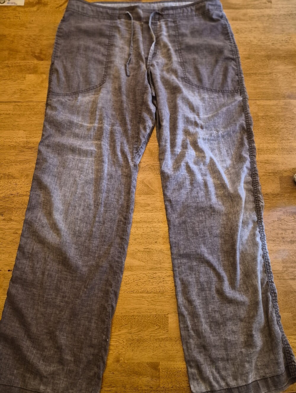Prana Women's Wash Brown Drawstring Chinos